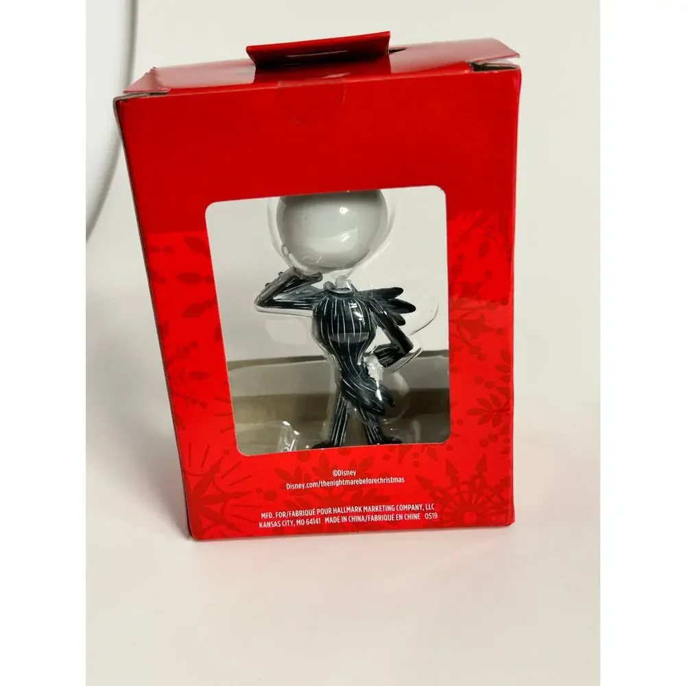 Nightmare Before Christmas Ornament 2019 Hallmark Jack Skellington Holding Head